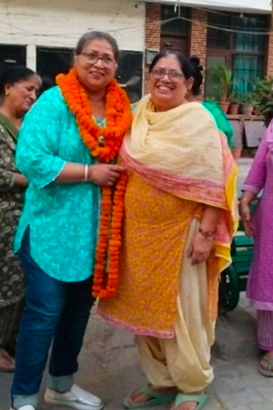 In the annual election of Block Welfare Association of Sector 45 C Chandigarh, Mrs. Sachpeet Kaur was unanimously elected president.